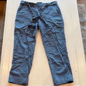 Banana Republic Women’s Avery Fit Blue Cropped Chinos